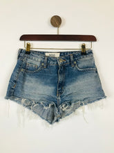 Load image into Gallery viewer, BDG Women&#39;s Denim Hot Pants Shorts | W27 UK8-10 | Blue
