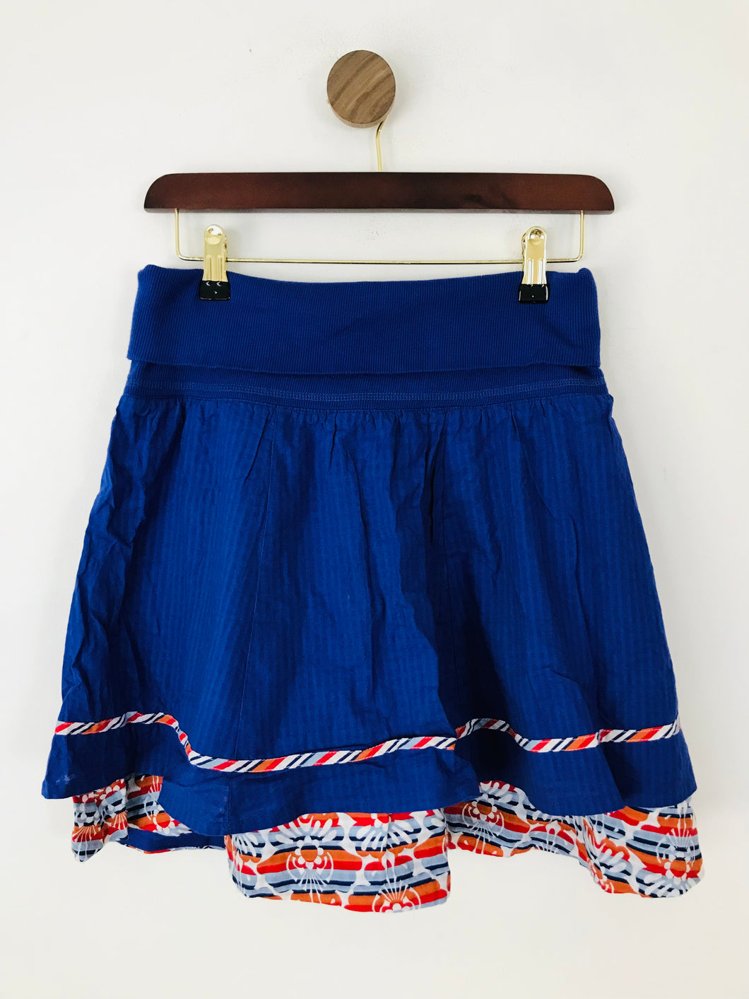 Fat Face Women's Voyage Beach A-Line Skirt NWT | UK10 | Blue