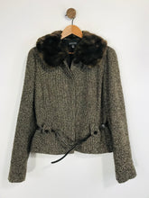 Load image into Gallery viewer, Episode Women&#39;s Silk Blazer Jacket | UK14 | Brown

