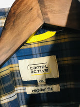 Load image into Gallery viewer, Camel Active Men&#39;s Check Gingham Button-Up Shirt | XXL | Multicoloured
