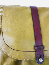 Load image into Gallery viewer, Fossil Women’s Leather Shoulder Crossbody Bag | Medium | Mustard Yellow
