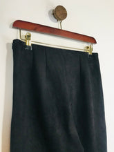 Load image into Gallery viewer, Zara Women&#39;s High Waist Faux Suede Leggings | M UK10-12 | Black
