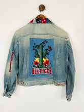 Load image into Gallery viewer, Tommy Hilfiger Collection Women&#39;s Vintage Embroidered Denim Jacket | UK10  | Blue
