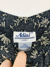 Load image into Gallery viewer, Adini Women’s Midi A-Line Skirt | S/M | Navy Print
