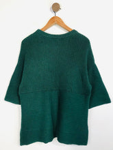 Load image into Gallery viewer, Thought Women&#39;s Wool Ribbed Jumper | UK10 | Green
