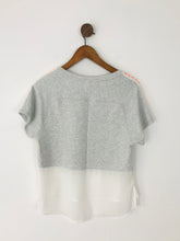 Load image into Gallery viewer, Karen Millen Women’s Contrast T-Shirt | UK10 | Grey
