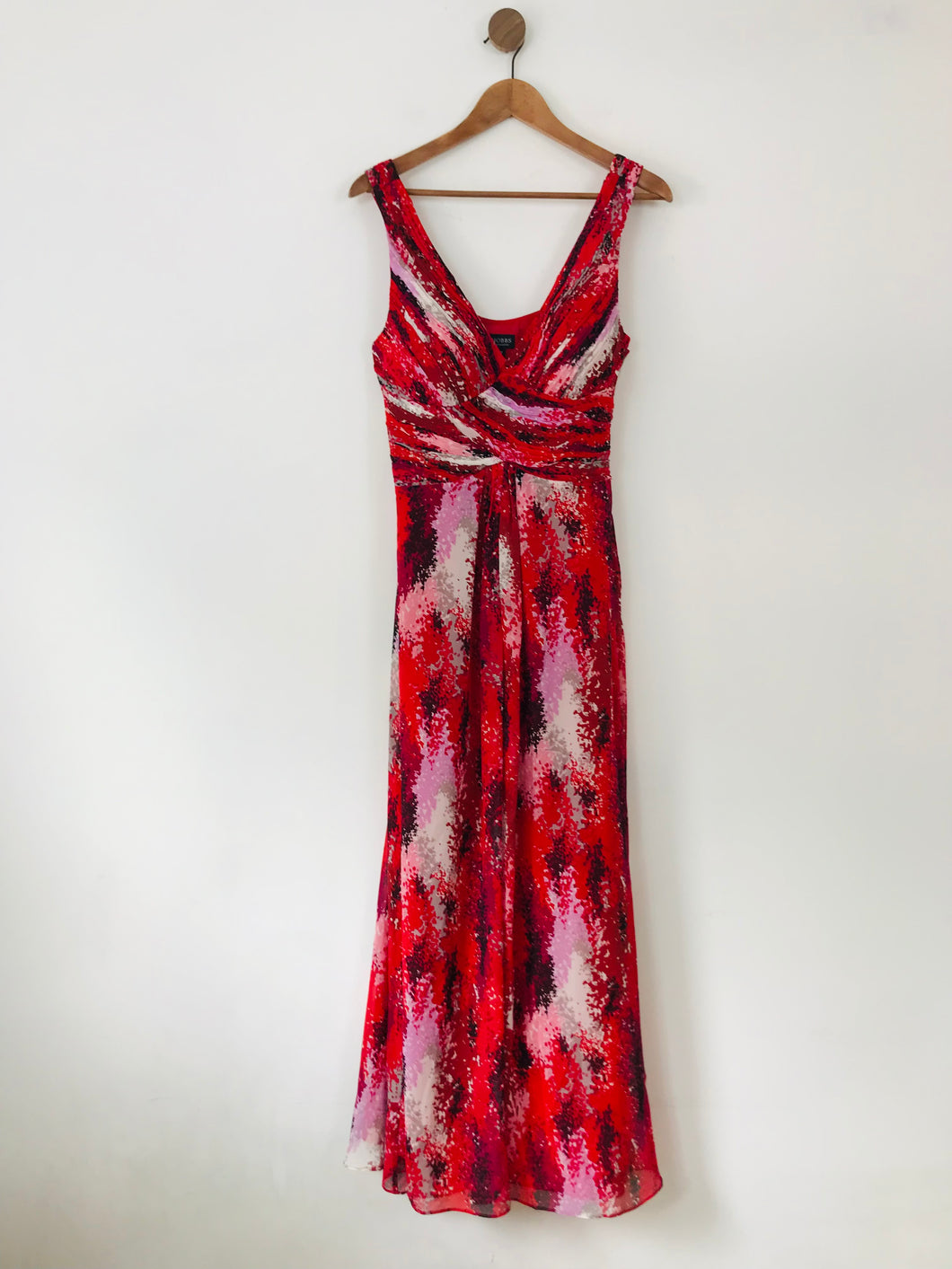 Hobbs Women's Silk Maxi Dress NWT | UK12 | Red