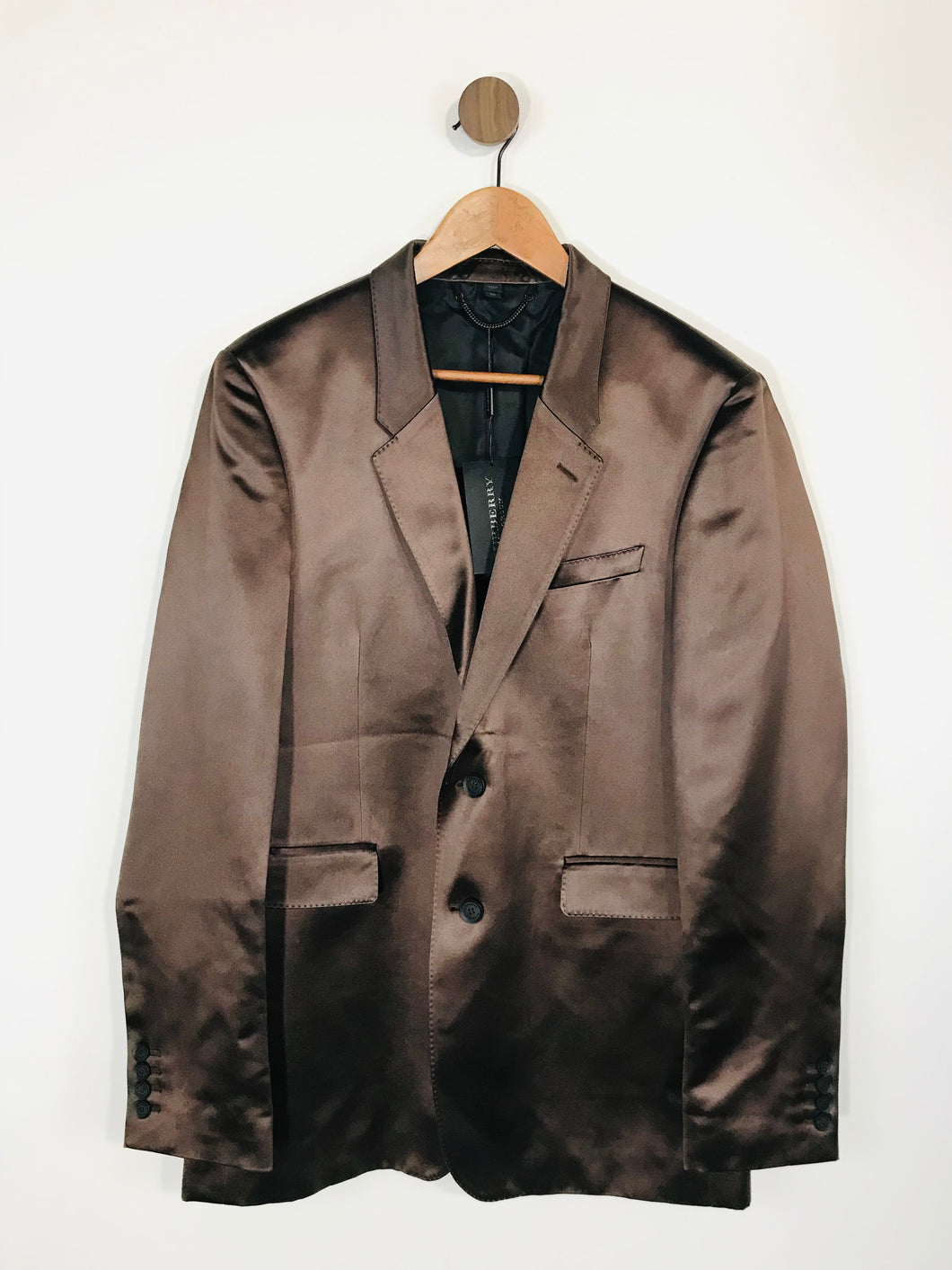 Burberry Men's Prorsum Chocolate Blazer Jacket NWT | IT52 UK42 | Brown