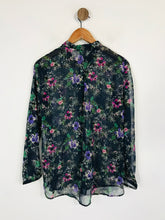 Load image into Gallery viewer, Zara Women&#39;s Floral Long Sleeve Blouse | M UK10-12 | Multicoloured
