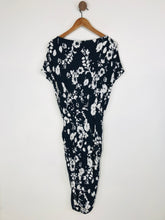Load image into Gallery viewer, Baukjen Women&#39;s Floral Ruched Shift Dress | UK10  | Black
