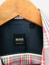 Load image into Gallery viewer, Boss Hugo Boss Men&#39;s Check Button-Up Shirt | L | Multicolour
