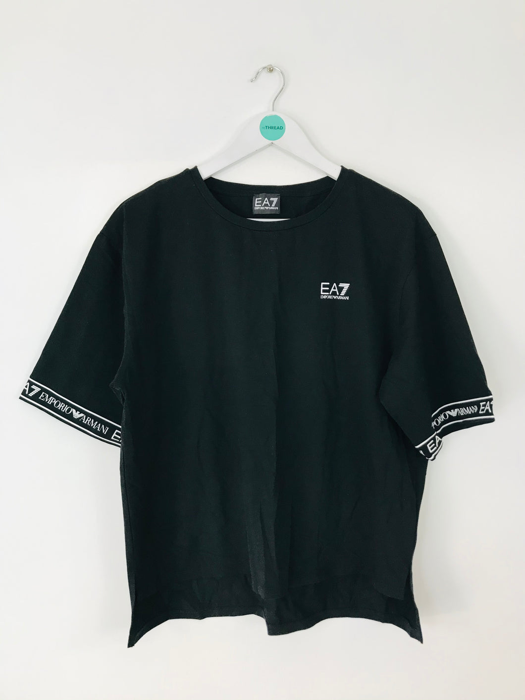 Emporio Armani Women’s EA7 Oversized T-Shirt | XL | Black