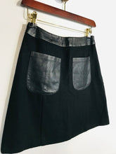 Load image into Gallery viewer, Oliver Bonas Women&#39;s Wool Mini Skirt | UK8 | Black
