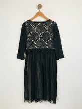 Load image into Gallery viewer, M&amp;Co Women&#39;s Lace A-Line Dress NWT | UK16 | Black
