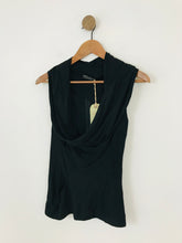 Load image into Gallery viewer, AllSaints Women&#39;s Cowl Neck Tank Top NWT | UK8 | Black
