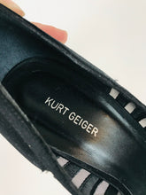Load image into Gallery viewer, Kurt Geiger Women’s Mesh Open Toe Heels | 39 | Black
