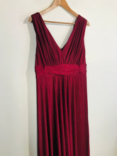 Load image into Gallery viewer, Biba Women&#39;s Ruched Maxi Dress | UK16 | Red
