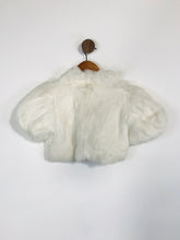 Load image into Gallery viewer, Harrods Women&#39;s Rabbit Fur Bolero Shrug Jacket | S UK8 | White
