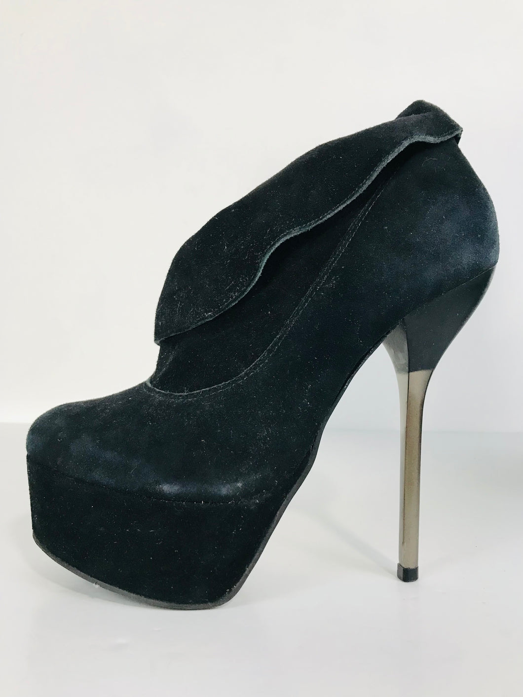 Carvela Women's Suede Stiletto Heel Boots | EU39 UK6 | Black