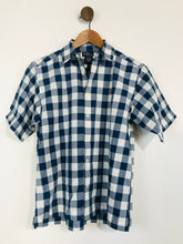 Load image into Gallery viewer, Polo by Ralph Lauren Men&#39;s Short Sleeve Gingham Button-Up Shirt | L | Blue
