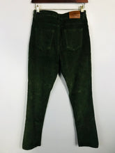 Load image into Gallery viewer, Cordings Women&#39;s High Waist Slim Corduroy Trousers | UK10 | Green
