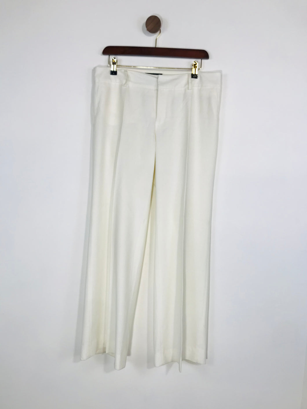 Zara Women's Smart Trousers | 40 UK12 | White