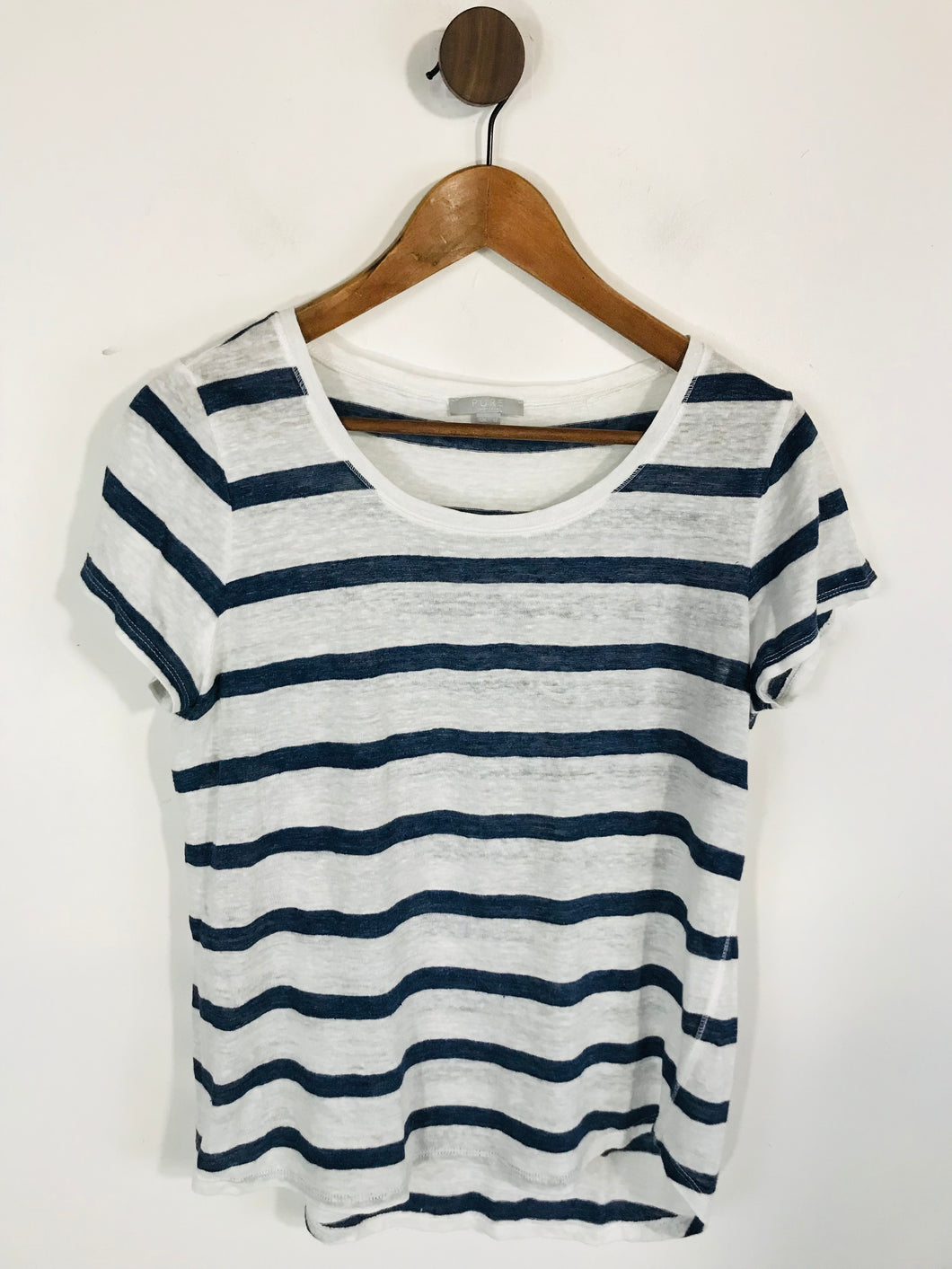 Pure Women's Striped T-Shirt | UK12 | Multicoloured