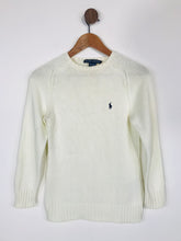 Load image into Gallery viewer, Ralph Lauren Women&#39;s Cotton Jumper | S UK8 | White

