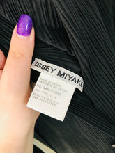 Load image into Gallery viewer, Issey Miyake Women&#39;s Pleated Long Sleeve Maxi Dress | 2 UK10-12 | Black
