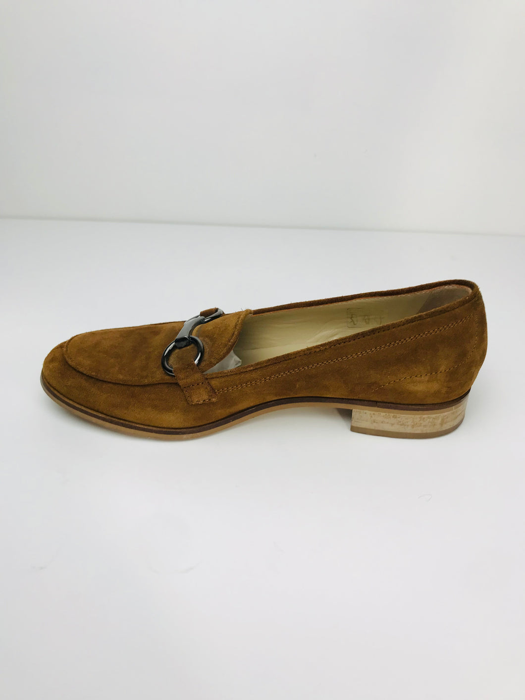 Hobbs Women's Leather Loafers | EU38 UK5 | Brown