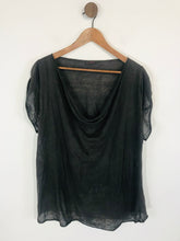 Load image into Gallery viewer, Wrap Women&#39;s Boho T-Shirt | UK14-16 | Grey

