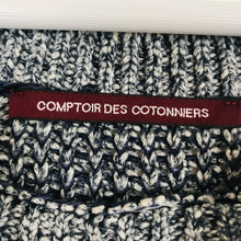 Load image into Gallery viewer, Comptoire Des Cotonniers Knit Short Sleeve Jumper | Sz 3 UK14 | Grey
