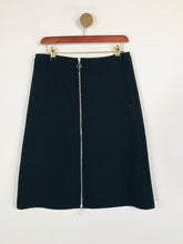 Load image into Gallery viewer, Mango Women&#39;s Smart Zip A-Line Skirt | EU38 UK10 | Blue
