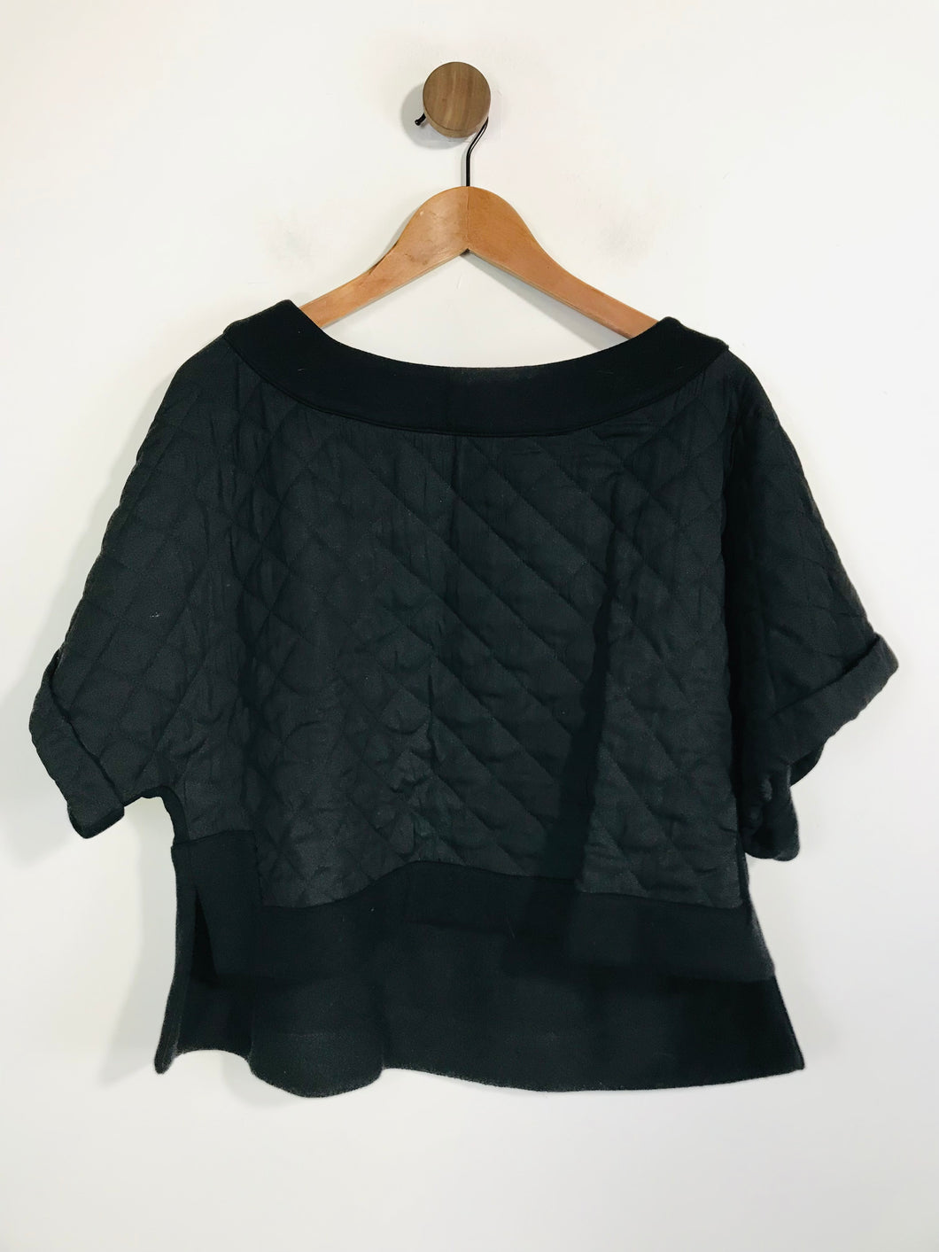 NU Women's Quilted T-Shirt | 3 UK10 | Black