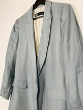 Load image into Gallery viewer, Zara Women&#39;s Blazer Jacket | L UK14 | Blue
