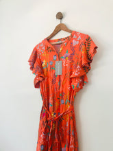 Load image into Gallery viewer, Oliver Bonas Women&#39;s Floral Maxi Dress NWT | UK18 | Orange
