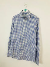Load image into Gallery viewer, Charles Tyrwhitt Men’s Check Classic Shirt | 15.5/37” 39/94cm | Blue and white
