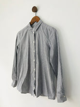 Load image into Gallery viewer, Sezane Women’s Striped Button Up Shirt | 38 UK8 | Blue
