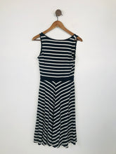 Load image into Gallery viewer, Boden Women&#39;s Striped A-Line Dress | UK10 | Blue
