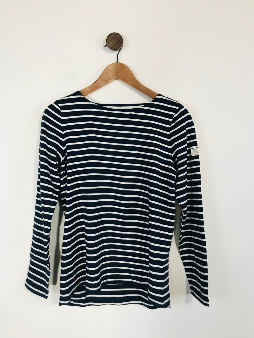 Joules Women's Striped Long Sleeve T-Shirt | UK12 | Blue