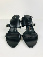 Load image into Gallery viewer, Jenni Button Women&#39;s Leather Heels | UK3 | Black
