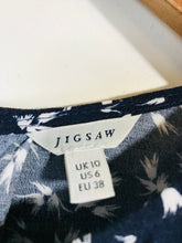 Load image into Gallery viewer, Jigsaw Women&#39;s Loose Fit Sleeveless Shift Dress | UK10 | Blue
