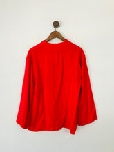 Load image into Gallery viewer, Zara Women&#39;s Oversized Blouse | M UK10-12 | Red
