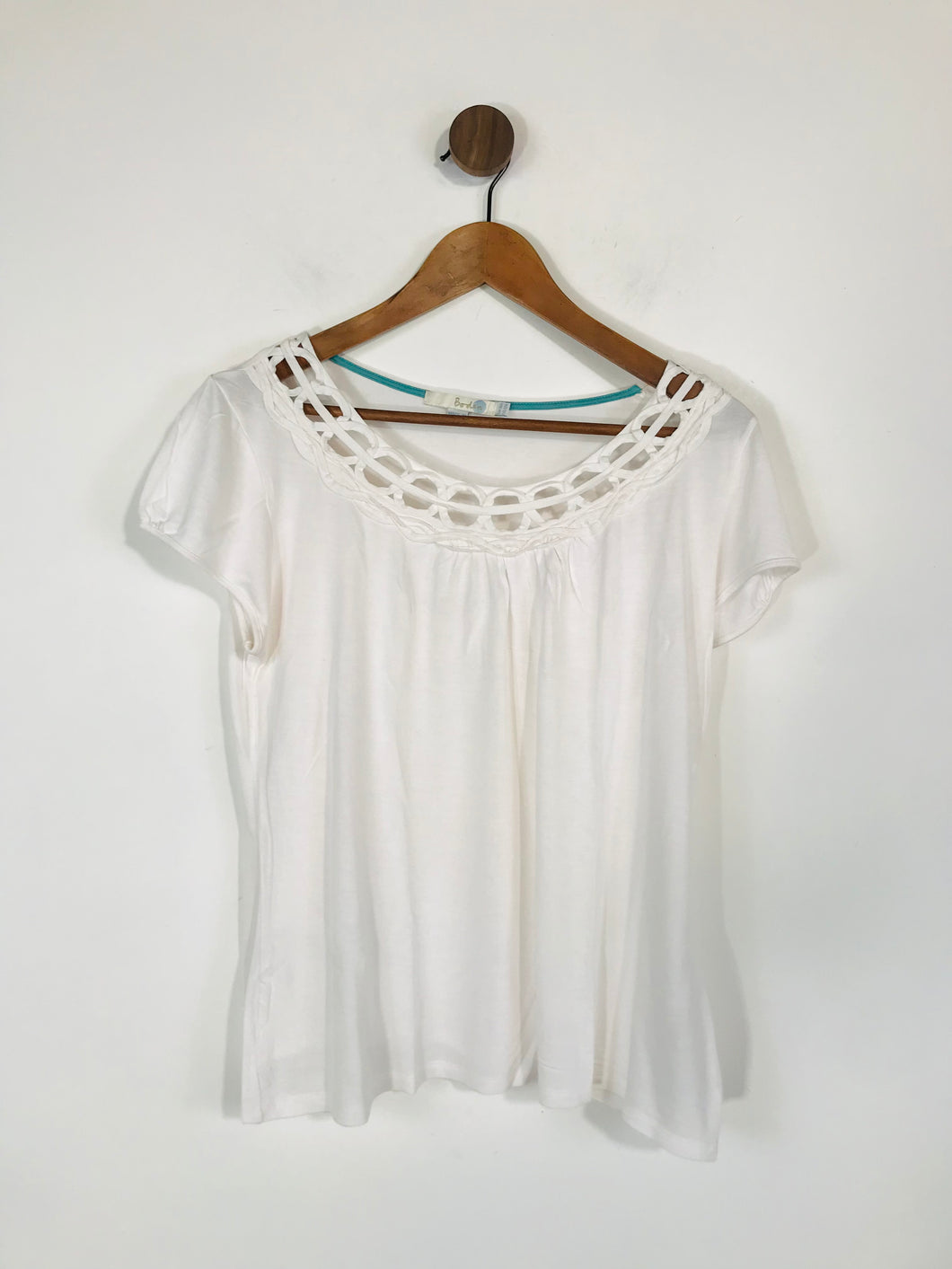 Boden Women's Cutout T-Shirt | UK16 | White