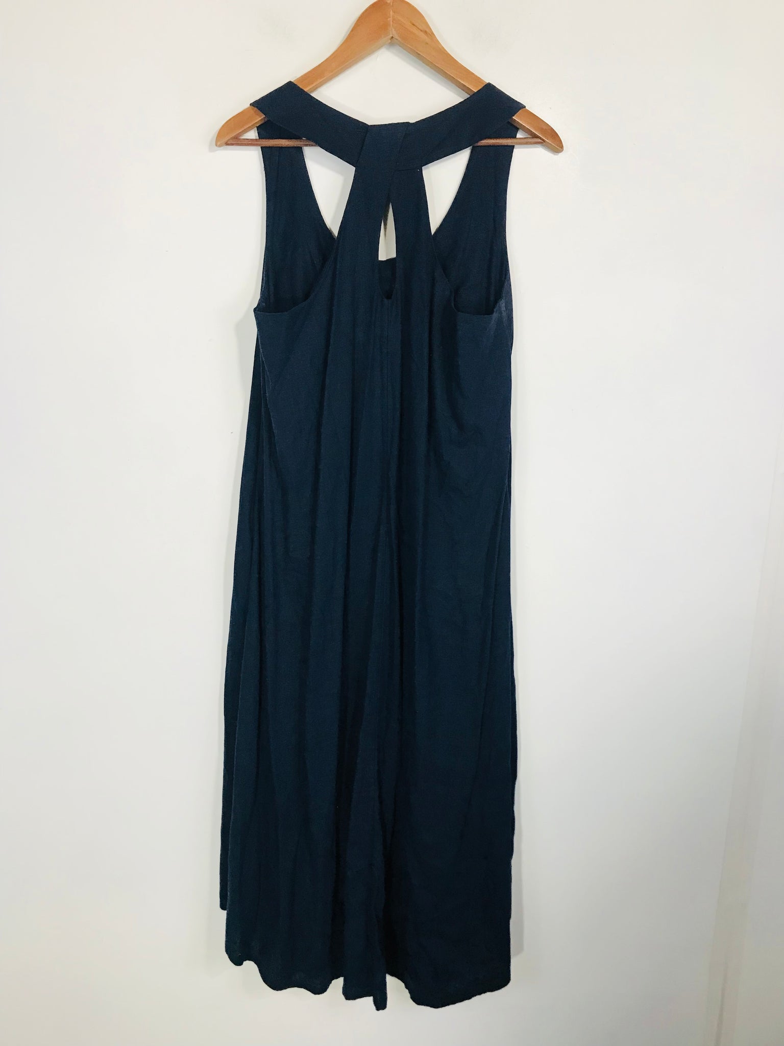 Fat Face Women's Linen Maxi Dress | UK12 | Blue ReThread Fat Face Women's Linen Maxi Dress | UK12 | Blue ReThread