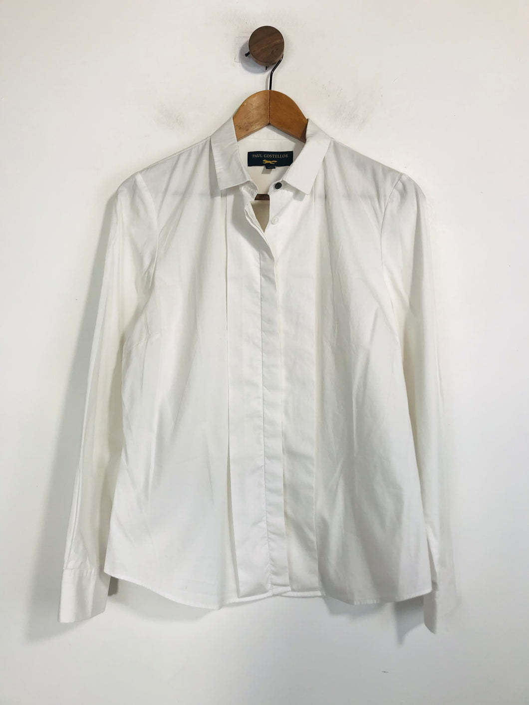 Paul Costelloe Women's Button-Up Shirt | L | White
