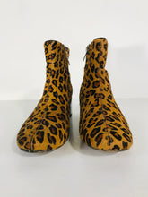 Load image into Gallery viewer, Clarks Women&#39;s Leopard Print Ankle Boots | UK4 | Multicoloured
