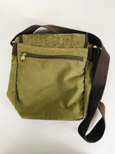 Load image into Gallery viewer, Harris Tweed Women&#39;s Check Gingham Tweed Crossbody Bag | OS | Green

