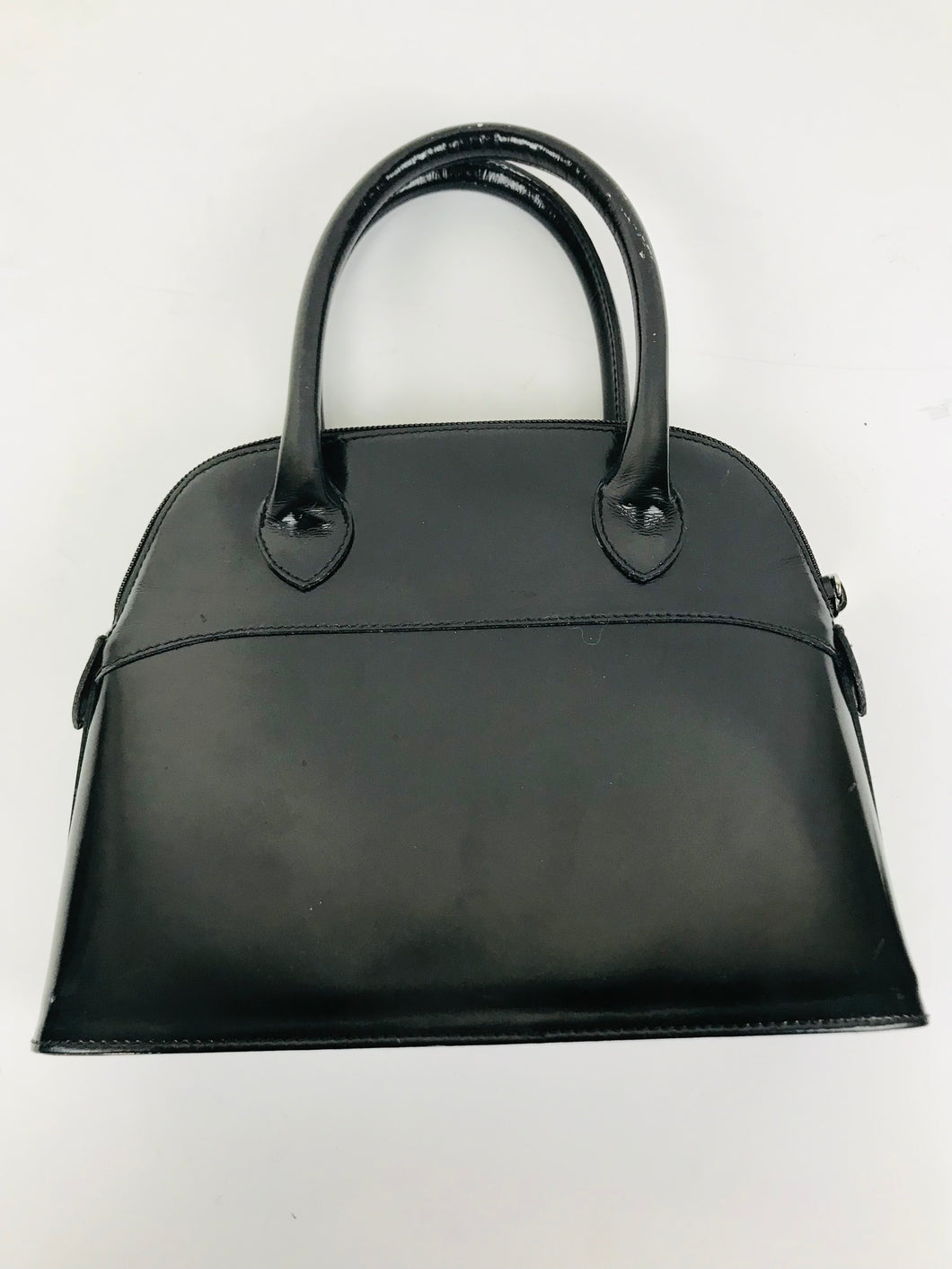 Furla Women's Leather Patent Clutch Bag | Small | Black