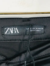 Load image into Gallery viewer, Zara Women&#39;s High Waist Cargo Casual Trousers | M UK10-12 | Black
